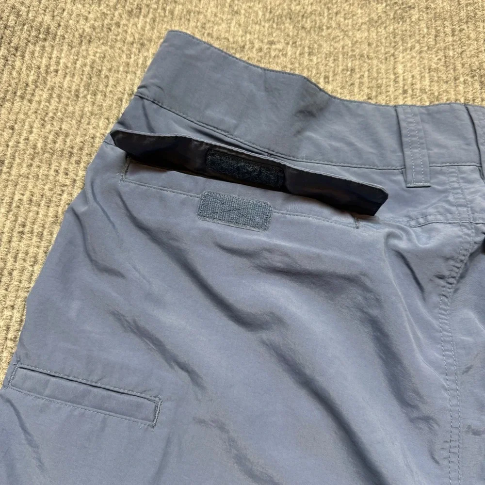 Huk Fishing Shorts Mens XXL Blue Performance Nylon‎ Cargo Hiking Board Shorts
